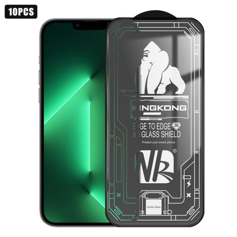 10pcs 3D Large Arc Edge Electroplated Explosion-Proof Scratch-Resistant Full-Screen HD Tempered Glass Film, For iPhone 18 Pro / 17 Pro, For iPhone 18 Pro Max / 17 Pro Max, For iPhone 17, For iPhone Air, For iPhone 16 Pro Max, For iPhone 16 Pro         ...