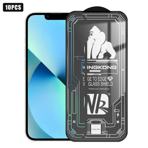 10pcs 3D Large Arc Edge Electroplated Explosion-Proof Scratch-Resistant Full-Screen HD Tempered Glass Film, For iPhone 18 Pro / 17 Pro, For iPhone 18 Pro Max / 17 Pro Max, For iPhone 17, For iPhone Air, For iPhone 16 Pro Max, For iPhone 16 Pro         ...
