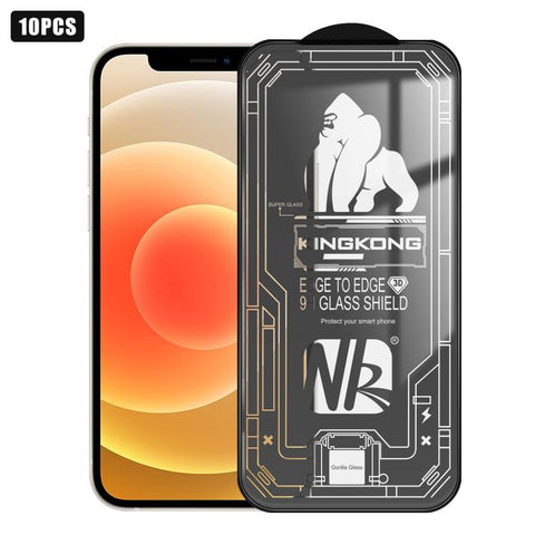 10pcs 3D Large Arc Edge Electroplated Explosion-Proof Scratch-Resistant Full-Screen HD Tempered Glass Film, For iPhone 18 Pro / 17 Pro, For iPhone 18 Pro Max / 17 Pro Max, For iPhone 17, For iPhone Air, For iPhone 16 Pro Max, For iPhone 16 Pro         ...