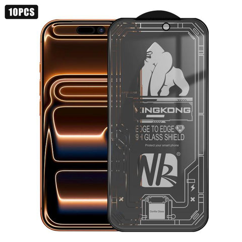 10 PCS/Pack 3D Large Arc Edge Electroplated Full-Screen 28-Degree Privacy Tempered Glass Film, For iPhone 18 Pro, For iPhone 18 Pro Max, For iPhone 17 Pro Max, For iPhone 17 Pro, For iPhone 17, For iPhone Air, For iPhone 16 Pro Max, For iPhone 16 Pro  ...
