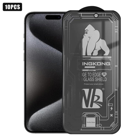 10 PCS/Pack 3D Large Arc Edge Electroplated Full-Screen 28-Degree Privacy Tempered Glass Film, For iPhone 18 Pro, For iPhone 18 Pro Max, For iPhone 17 Pro Max, For iPhone 17 Pro, For iPhone 17, For iPhone Air, For iPhone 16 Pro Max, For iPhone 16 Pro  ...