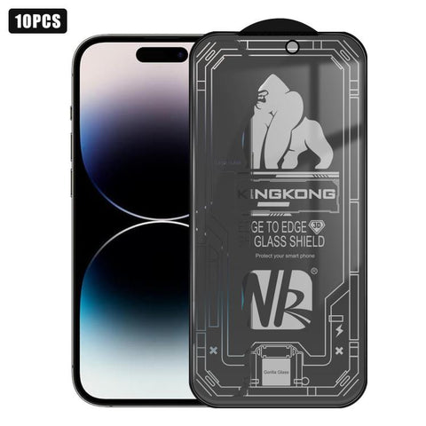 10 PCS/Pack 3D Large Arc Edge Electroplated Full-Screen 28-Degree Privacy Tempered Glass Film, For iPhone 18 Pro, For iPhone 18 Pro Max, For iPhone 17 Pro Max, For iPhone 17 Pro, For iPhone 17, For iPhone Air, For iPhone 16 Pro Max, For iPhone 16 Pro  ...