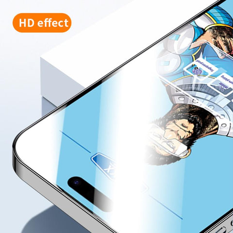 10pcs Blue Gorilla Anti-fingerprint Anti-static Silk Screen HD Electroplated Tempered Glass Film, For iPhone 18 Pro / 17 Pro, For iPhone 18 Pro Max / 17 Pro Max, For iPhone 17e, For iPhone 17, For iPhone Air, For iPhone 16e, For iPhone 16 Pro Max      ...