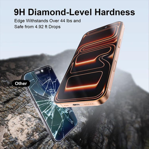 10pcs CoolBlueEyed Dustproof Mesh Anti-Static Silk Screen HD Tempered Glass Film, For iPhone 18 Pro / 17 Pro, For iPhone 18 Pro Max / 17 Pro Max, For iPhone 17, For iPhone Air, For iPhone 16 Pro Max, For iPhone 16 Pro, For iPhone 16 Plus, For iPhone 16...
