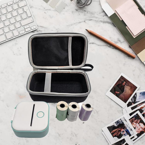 Mini Pocket Printer Protective Case Portable Hard Storage Case for Memoking T02 / Phomemo M02 / M02S / M02 Pro / Q30S, For Memoking T02