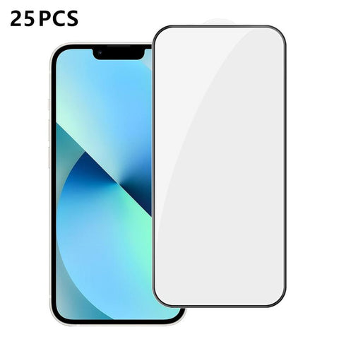 25pcs High-Aluminum Full-Coverage Anti-Fingerprint Screen-Printed HD Tempered Glass Film, For iPhone Duo Outer Screen, For iPhone 18, For iPhone 18 Pro, For iPhone 18 Pro Max, For iPhone 17 Pro Max, For iPhone 17 Pro, For iPhone 17, For iPhone Air     ...