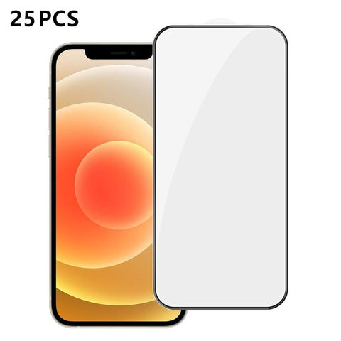 25pcs High-Aluminum Full-Coverage Anti-Fingerprint Screen-Printed HD Tempered Glass Film, For iPhone Duo Outer Screen, For iPhone 18, For iPhone 18 Pro, For iPhone 18 Pro Max, For iPhone 17 Pro Max, For iPhone 17 Pro, For iPhone 17, For iPhone Air     ...