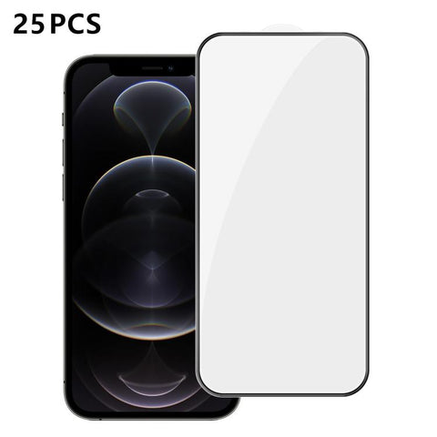25pcs High-Aluminum Full-Coverage Anti-Fingerprint Screen-Printed HD Tempered Glass Film, For iPhone Duo Outer Screen, For iPhone 18, For iPhone 18 Pro, For iPhone 18 Pro Max, For iPhone 17 Pro Max, For iPhone 17 Pro, For iPhone 17, For iPhone Air     ...