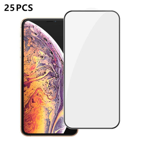 25pcs High-Aluminum Full-Coverage Anti-Fingerprint Screen-Printed HD Tempered Glass Film, For iPhone Duo Outer Screen, For iPhone 18, For iPhone 18 Pro, For iPhone 18 Pro Max, For iPhone 17 Pro Max, For iPhone 17 Pro, For iPhone 17, For iPhone Air     ...