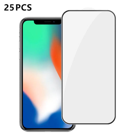 25pcs High-Aluminum Full-Coverage Anti-Fingerprint Screen-Printed HD Tempered Glass Film, For iPhone Duo Outer Screen, For iPhone 18, For iPhone 18 Pro, For iPhone 18 Pro Max, For iPhone 17 Pro Max, For iPhone 17 Pro, For iPhone 17, For iPhone Air     ...