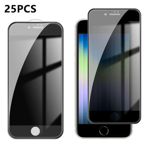 25pcs High-Aluminum Full-Coverage Anti-Fingerprint Screen-Printed Privacy Tempered Glass Film, For iPhone Duo Outer Screen, For iPhone 18, For iPhone 18 Pro, For iPhone 18 Pro Max, For iPhone 17 Pro Max, For iPhone 17 Pro, For iPhone 17, For iPhone Air...