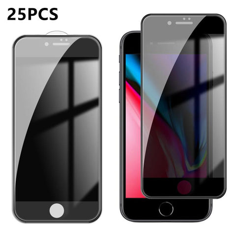 25pcs High-Aluminum Full-Coverage Anti-Fingerprint Screen-Printed Privacy Tempered Glass Film, For iPhone Duo Outer Screen, For iPhone 18, For iPhone 18 Pro, For iPhone 18 Pro Max, For iPhone 17 Pro Max, For iPhone 17 Pro, For iPhone 17, For iPhone Air...