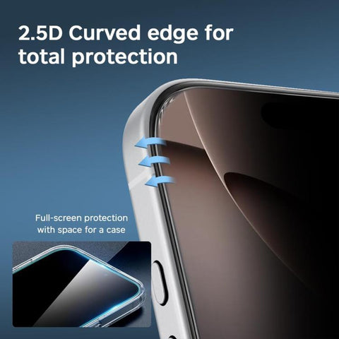 25pcs High-Aluminum Full-Coverage Anti-Fingerprint Screen-Printed Privacy Tempered Glass Film, For iPhone Duo Outer Screen, For iPhone 18, For iPhone 18 Pro, For iPhone 18 Pro Max, For iPhone 17 Pro Max, For iPhone 17 Pro, For iPhone 17, For iPhone Air...