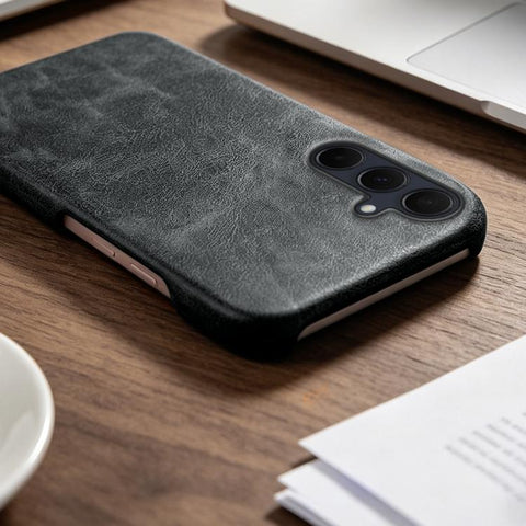 Retro-skin Magnetic Vegan Leather Back Phone Case, For Galaxy A35 5G, For Galaxy A25 5G Global, For Galaxy A33 5G