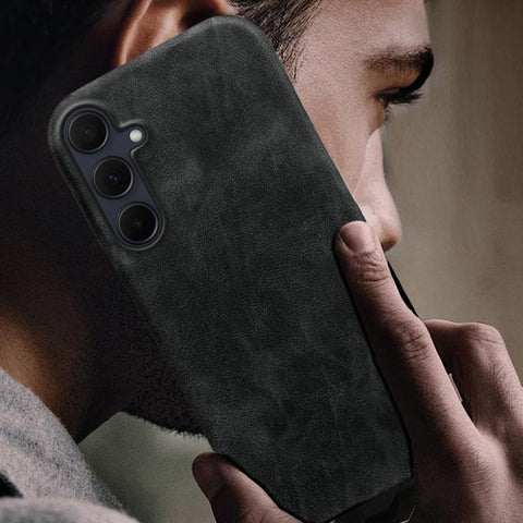 Retro-skin Magnetic Vegan Leather Back Phone Case, For Galaxy A35 5G, For Galaxy A25 5G Global, For Galaxy A33 5G