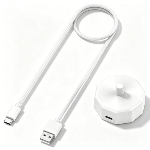 For AquaSonic Black / Vibe Pro Smart Toothbrush Charging Cable Charger Base