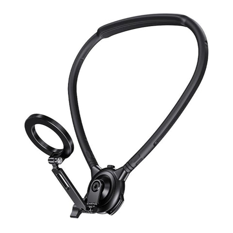 G03 360 Degree Rotation Magnetic Neck Phone Holder, Wearable POV Video Recording Bracket