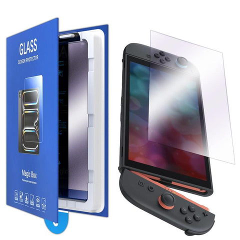 Book Box Dust-Free Chamber Purple Light Dust-Free Instant Game Console Tempered Glass Film, For Nintendo Switch 2