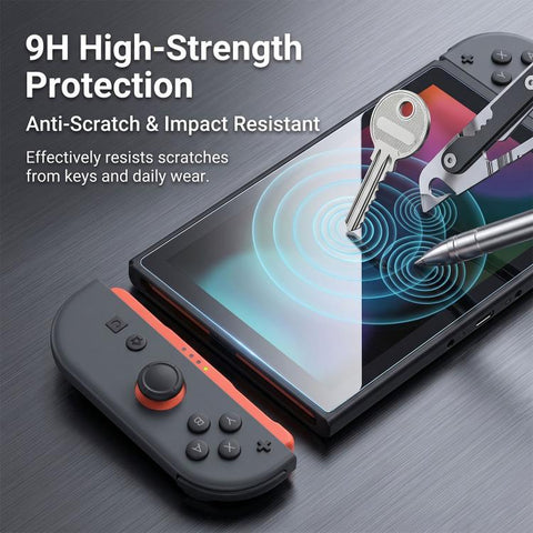 Book Box Dust-Free Chamber Purple Light Dust-Free Instant Game Console Tempered Glass Film, For Nintendo Switch 2