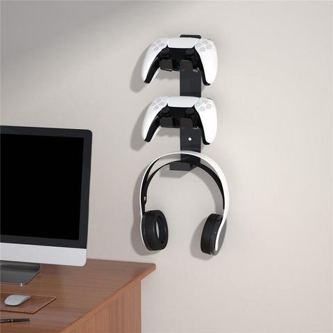 For PS4 / PS5 / XBOX Game Controller Headphone Wall Mount Stand