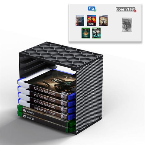 For Nintendo Switch / PS5 / PS4 / XBOX 2pcs Game Disc Storage Tower DIY Modular