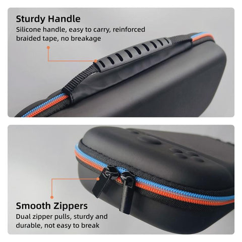 For Nintendo Switch 2 PU Portable Travel Bag Multi-function Storage Pouch with Game Card Slots
