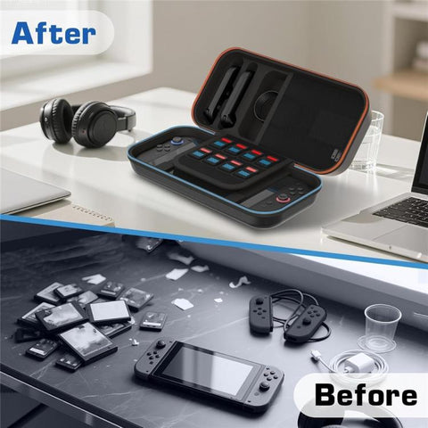For Nintendo Switch 2 Shockproof Travel Bag EVA Hard Shell Carrying Case