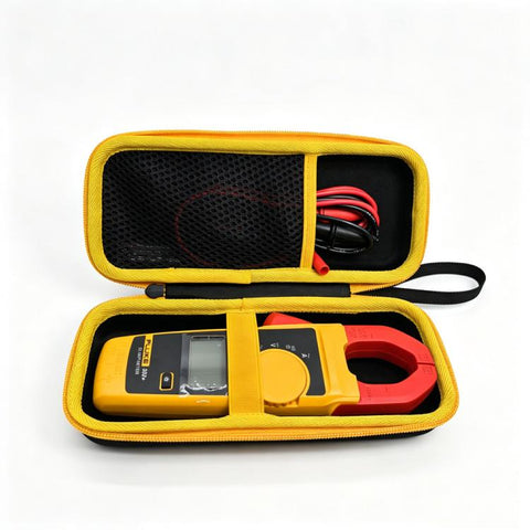 For Fluke 323 / 324 / 325 / 302 / 303 / 305 Clamp Meter Portable Hard Carrying Case Storage Bag