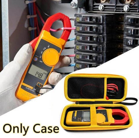 For Fluke 323 / 324 / 325 / 302 / 303 / 305 Clamp Meter Portable Hard Carrying Case Storage Bag