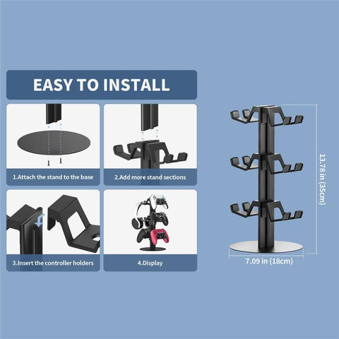 For XBOX / PS5 / Switch 3-Tier Gaming Controller Stand, 3-Tier