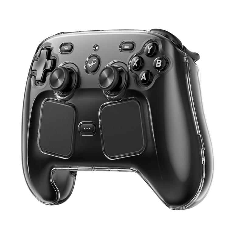For 2026 Steam Controller 2 Transparent Crystal PC Hard Shell Anti-Drop Protective Case