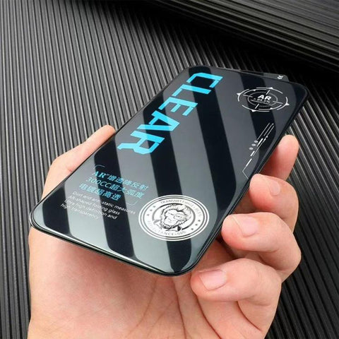 10pcs AR Anti-Reflection 300CC Electroplated High-Alumina Screen-Printed HD Tempered Glass Film, For iPhone Duo Outer Screen, For iPhone 18, For iPhone 18 Pro, For iPhone 18 Pro Max, For iPhone 17 Pro Max, For iPhone 17 Pro, For iPhone 17, For iPhone A...