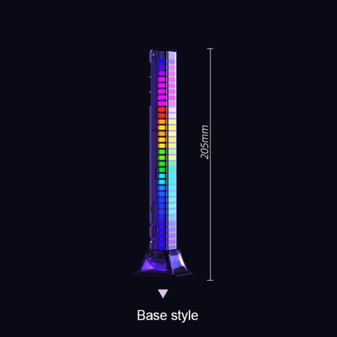 L026 Type-C Rechargeable RGB Music Rhythm Atmosphere Light For Gaming Car Desk APP Control, L026