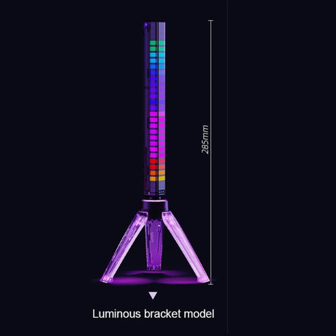 L026Z Music Sync Sound-activated Pickup Gaming Ambient Lamp with Illuminated Bracket, L026Z