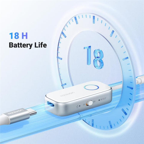 UGREEN CM872-45812 3.5mm Audio Headphones Adapter 2-in-1 Bluetooth 6.0 Transmitter Receiver