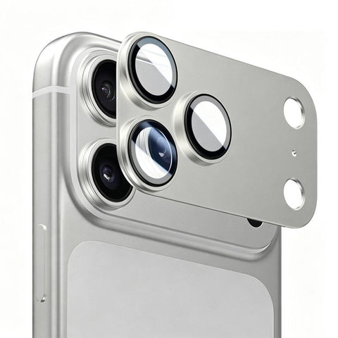Kalebol Imitation Step-Style AR+AF Anti-Reflection Coating One-Piece Metal Lens Film, For iPhone 18 Pro, For iPhone 18 Pro Max