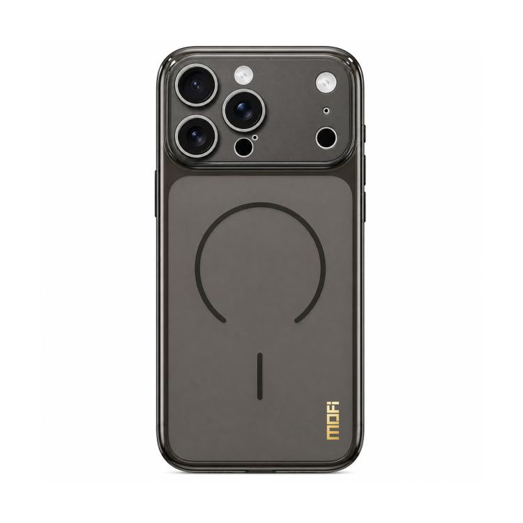 MOFI Minimal Series Frosted Semi-Transparen TPU Phone Case with Lens Film, For iPhone 16 Pro, For iPhone 16, For iPhone 15 Pro Max, For iPhone 15 Pro, For iPhone 15, For iPhone 16e / 17e