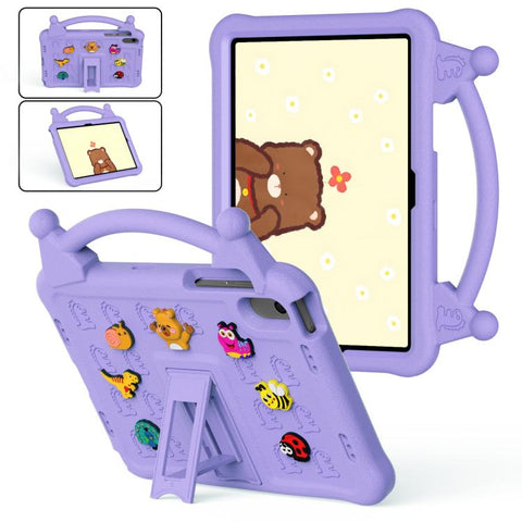 Animal Paradise Handle EVA Tablet Case with Holder, For Galaxy Tab A8 10.5 X200, For Galaxy Tab A11+ / A9+, For Galaxy Tab A11 / A9, For Galaxy Tab S11 / S10 / S8 / S7, For Galaxy Tab S6 Lite / S5e