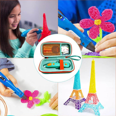 For 3Doodler Start+ Essentials 2024 / 2023 3D Printing Pen Portable Hard Storage Bag, For 3Doodler Start+ Essentials 2024 / 2023 (Teal)