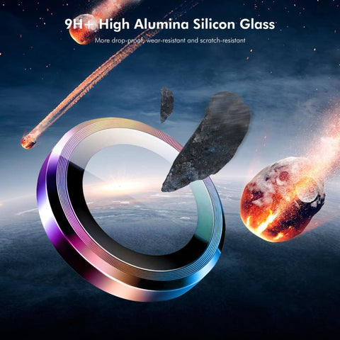 ENKAY 9H Rear Lens Aluminium Alloy Tempered Glass Film, For iPhone 18 Pro / 18 Pro Max