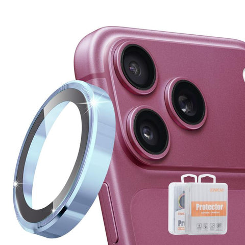 ENKAY 9H Rear Lens Aluminium Alloy Tempered Glass Film, For iPhone 18 Pro / 18 Pro Max