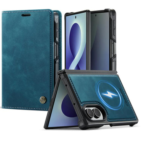 CaseMe C49 Magnetic RFID Blocking Detachable Wallet Leather Phone Case, For Galaxy Z Fold8 5G, For Galaxy Z Fold8 Ultra 5G