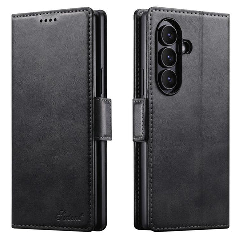 Suteni Calf Texture Horizontal Flip Leather Phone Case, For Galaxy Z Fold8 Ultra 5G, For Galaxy Z Fold8  5G, For Galaxy Z Fold7 5G