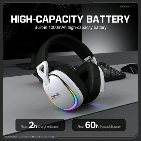 ONIKUMA GT805 RGB Light 4 Modes Wireless / Wired Gaming Headset