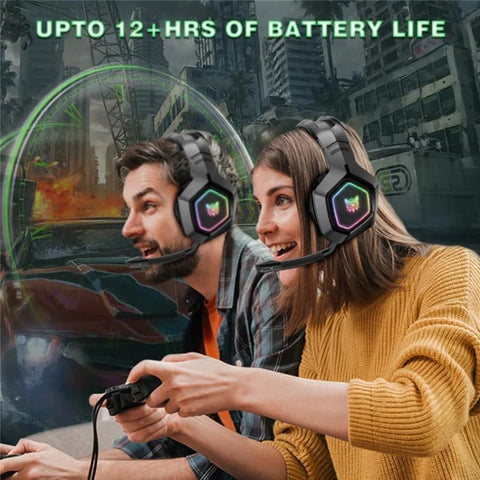 ONIKUMA B100 RGB Light 2.4G Wireless BT5.3 / Wired Over-ear Headset