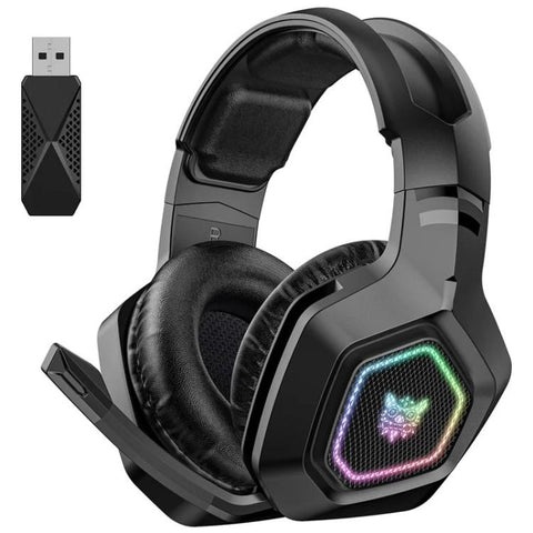 ONIKUMA B100 RGB Light 2.4G Wireless BT5.3 / Wired Over-ear Headset