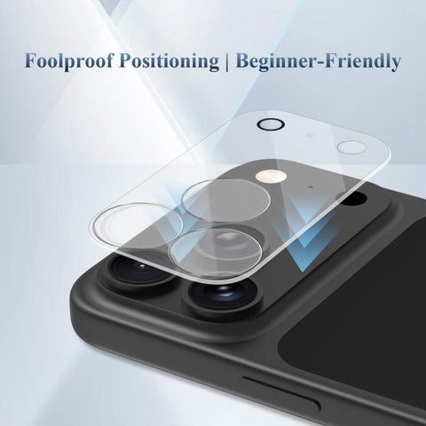 2Pcs/Set LeReach TF Series 3D Full Coverage Version HD Wear-Resistant Camera Lens Glass Film, For iPhone 18 Pro, For iPhone 18 Pro Max