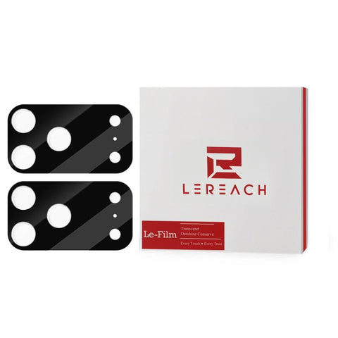2Pcs/Set LeReach TF Series 3D Full Coverage Version HD Wear-Resistant Camera Lens Glass Film, For iPhone 18 Pro, For iPhone 18 Pro Max