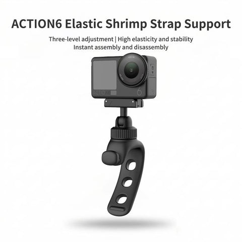 Universal Bracket Elastic Strap Cycling Fixed Mount, For DJI Osmo Action 6