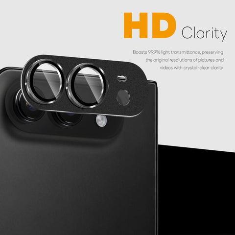 NORTHJO Matte Camera Lens Metal Protector Tempered Glass Rear Lens Film, For iPhone Duo